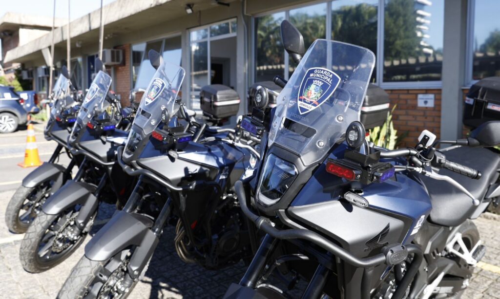 Guarda Municipal de Joinville reforça patrulhamento com novas motocicletas
