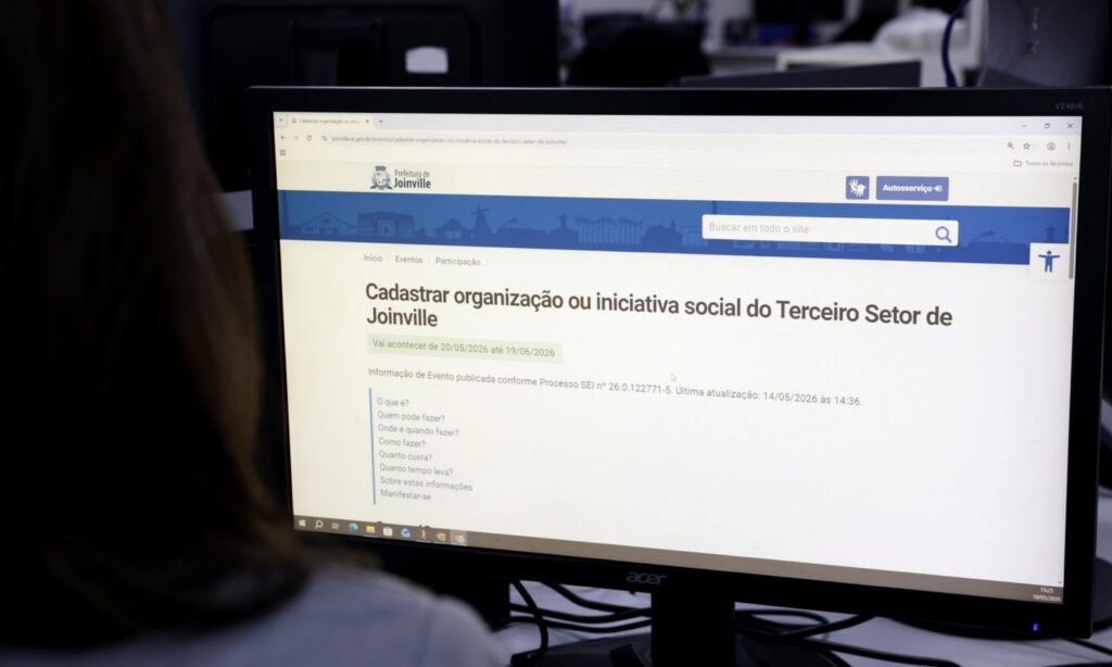 Joinville abre cadastro para mapear entidades do terceiro setor no município