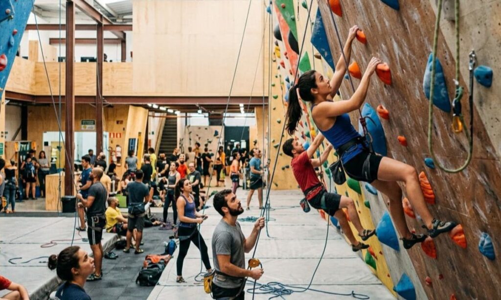Agenda esportiva de Joinville destaca competições de escalada, futsal, futebol e vôlei