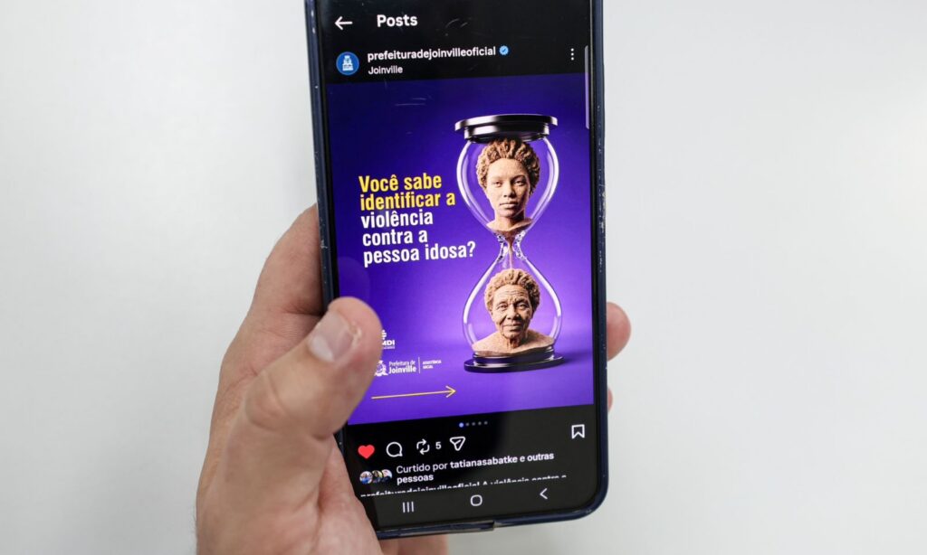 Prefeitura de Joinville e COMDI lançam campanha de conscientização sobre a violência contra a pessoa idosa