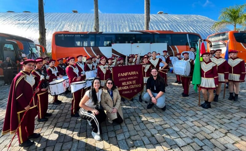 Escolas de Joinville Brilham e Conquistam Troféus em Concurso de Bandas e Fanfarras em Gaspar