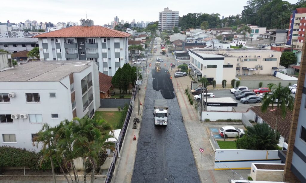 Prefeitura inicia obras de requalificação asfáltica das ruas de acesso ao Hospital Infantil de Joinville