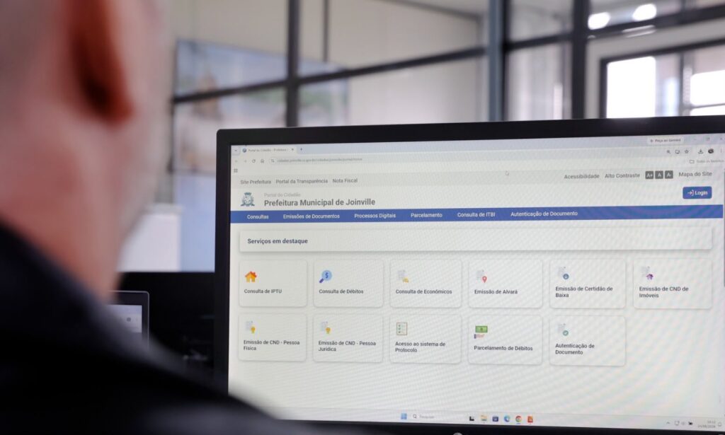 Novo Portal do Cidadão entra em operação reunindo vários serviços da Prefeitura de Joinville em uma única plataforma