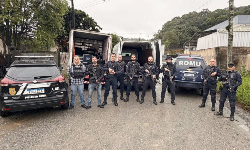 Operação da Guarda Municipal em conjunto com a Polícia Civil recupera R$ 1 milhão em bens furtados de empresa em Joinville
