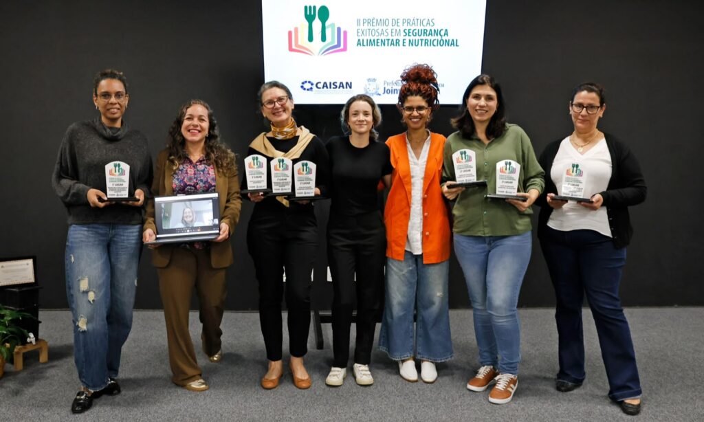 Premiação reconhece iniciativas exitosas em segurança alimentar e nutricional implementadas em Joinville